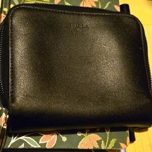 Furla Black Leather Wallet
